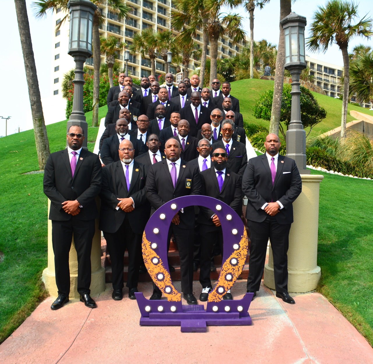 Brothers of the Rho Nu Chapter, Omega Psi Phi Fraternity, Inc.